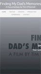 Mobile Screenshot of findingmydadsmemories.com